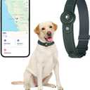 BONSO 2-in-1 GPS Tracker for Dogs: Smart Collar with Real-Time Location, No Monthly Fee, Unlimited Range (iOS Only) GPS Tracker Dog Collar- Ideal for Small, Medium Large Dogs(Tracker Included),L(12.5''-21'')