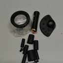 RICRIS Electric Makeup Brush Cleaner and Dryer Machine - Super Fast Clean and Dry Make Up Brushes - Automatic Cosmetic Brush Spinner Washer Tools (Black)