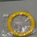 Dog Training Toys, Yellow Dogs Chew Toy for Aggressive Chewers Flying Discs for Medium Large Breeds Training Ring, Floating Dog Ring Toys for Throwing Catching Flying Lightweight Puppy Toy 10.6"