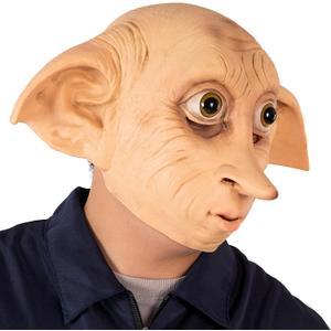 Halloween Elf Ears Mask Cosplay Costume Props Elfin Latex Full Head Headwear Funny Accessory for Party Adult