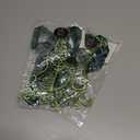 2 x Lace Masquerade Mask for Women - Venetian Party, Prom, Mardi Gras, Halloween (One Size, Phantom Green Olive)