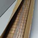 UNISHADES Cordless Bamboo Roman Shades for Windows, Blinds Size (31.5" W 64" H) Colour (Highfield Teak)