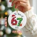 2025 The Year of Six Seven Christmas Ornaments | Funny 67 Meme Ornament | Gen Alpha Humor Ornament | 67 Gifts & Stocking Stuffer for Teen, Friends, Coworkers