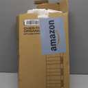 ULG 1-Pack Over Door Organizer with 5 Large Pockets 10 Mesh Side Pockets, 44 lbs Weight Capacity Hanging Storage Organizer with Clear Window for Bedroom Bathroom Kitchen, RV, Camper, Beige