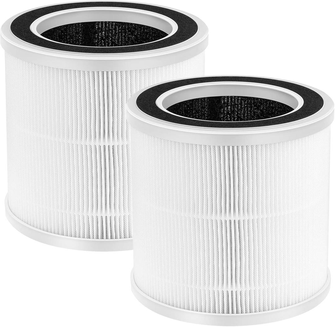 2 Pack HEPA Replacement Filters ONLY Compatible with Proton Pure Air Purifier, 3-Step Filtration System, Efficient Air Filter, NOT for Any Other Models