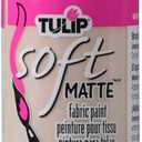 Tulip 26534 Fabric Paint, Matte Linen 4 Fl Oz, 0.5 Inches