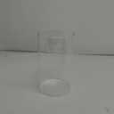 WGVI Hurricane Candle Holder Sleeve, Wide 6", Height 10", Clear Glass Cylinder Candleholder, Chimney Tube, Open Ended Candle Shade, 1 Piece