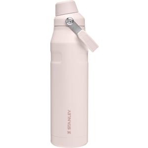 Stanley IceFlow Fast Flow Water Bottle | Angled Spout Lid | Lightweight & Leakproof for Travel & Sports | Insulated Stainless Steel | BPA-Free (36 Ounces, Rose Quartz)