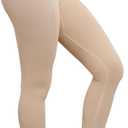High Waisted Tummy Control Shapewear Leggings for Women Soft Pants Compression Body Shaper Butt Lifter Thigh Slimmer (Small, Beige)