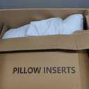 puredown® Euro Pillow Inserts 26 x 26 (Pack of 2, White), Down Feather Pillow Stuffer, Premium White Pillows for Bed, Couch, and Cushion