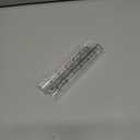 5" Capacity Rain Gauge Glass Replacement Tube for Yard Garden Outdoor (Set of 2) (Clear)