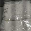 Madison Park Freshspun Basketweave Luxury Cotton Blanket Cream 90x90" Full/Queen Size Basketweave Premium Soft Cozy 100% Cotton For Bed, Couch or Sofa