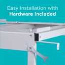 Black+Decker Washer Dryer Stacking Rack Stand, Compatible with Black and Decker Portable Washers and Dryers, Heavy Duty Steel, Dryer Stand with 60 lb. Weight Capacity, BWDS, White