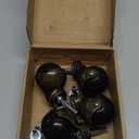 Ball Caster Wheels, Vintage Furniture Replacement Castors for Chair, Leaf Table, Tea Trolley - 30kg Load Capacity Each for Ottomans, Wheelchair, Coffee Table - Swivel Casters (4 Pcs)