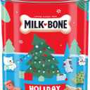 Milk-Bone Limited Edition Holiday Dog Treats, Small Biscuits, 24 Ounce Reusable Tin (EXP 01/23/27)