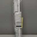 No Drill Blinds for Windows 1" Aluminum Cordless Mini Blinds L-Shaped Slat 100% Privacy, for Window Size 22" W  64" H - White