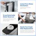 Reverse Osmosis Water Filter Countertop, PHILIPS 3:1 Pure to Drain 5-IN-1 RO Water Filtration System Purifier Dispenser with Aquaporin Technology Tested by NASA, NSF/ANSI 372 Certified, Reduce TDS