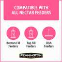 Pennington Electro-Nectar Hummingbird Nectar Ready to Use, Naturally Colored with Electrolytes, 64-oz Bottle