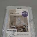 MIULEE Short Curtains for Windows - Greyish White Blackout Half Window Curtains Thermal Insulated Privacy Drapes for Kitchen Bedroom Bathroom Grommet Top Small Basement Tiers W40 x L36 Inch 2 Panels