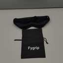 3D Eye Mask Sleep Mask for Men & Women, 100% Pressure-Free & Light Block-Out Eye Mask for Sleep with Easy Adjustable Strap, Night Eye Cover for Travel, Black