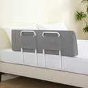 WYBITNY Bed Guard Rail for Toddlers, 43inch Foam Padded Side Rail for Queen King Twin Full Size Bed, Bedrail for Toddler, Kids Cosleep Bed Railing