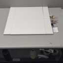 TEAMIX White Monitor Stand Riser - 2 Pack, Wood 2 Tier Adjustable Dual Monitor Riser for Laptop/PC Computer Stand for Desk