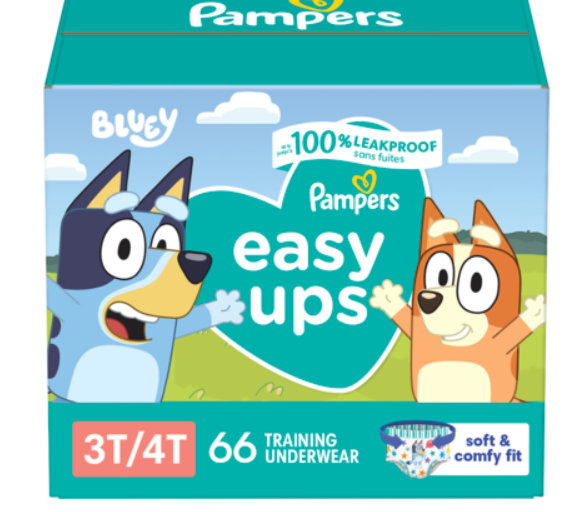 Pampers Pampers Easy Ups Training Underwear Boys Size 5 3T-4T (66 Count)