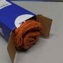 MIULEE Rust Decorative Throw Pillow Covers for Couch Bed Livingroom 18x18 Inch Set of 2 Boho Accent Throw Pllows Broadside Striped Patchwork Soft Corduroy Pillowcases