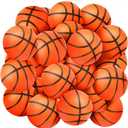 Sratte 30 Pieces Mini Inflatable Basketballs 4 Inches Small Kids Ball Toys Mini Basketballs for Kids Basketball Party Sports Game Hoops Beach Pool Supplies