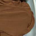 2 Packs Brown Spandex Tableclothes for 8 Foot Rectangle Tables, Wrinkle Free 8ft Fitted Table Cover Stretch Table Cloth Desk Skirt for Weddings Baby Shower Birthday Party Banquet Decorations