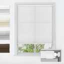 LazBlinds No Drill Cordless Cellular Shades, 31.5" W x 48" H, White