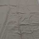Lush Decor Belgian Flax Prewashed Linen Rich Cotton Blend Window Curtain Panel (Single Panel), 84" L x 50" W, Linen