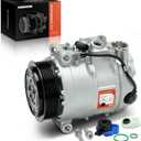 A-Premium Air Conditioner AC Compressor with Clutch Compatible with Mercedes-Benz C-Class C230 C320, CLK-Class CLK320 CLK350, E-Class E300 E350, G-Class G500 G550, S-Class & More