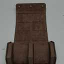 Leather Watch Roll Travel Case for Men, Hexagonal 2 Watch Travel Case For Men With Soft and Removable Pillows for Wristwatches & Smart Watches - Watch Case Travel, Brown