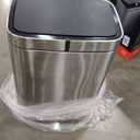 Elite Stainless Steel Sensor Trash Can for Home and Kitchen, 12.4 Gallon Charcoal for Home/Kitchen/Hotel/Lobby/Office