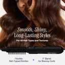 Hot Tools Pro Artist Hot Air Styling Brush | Style, Curl and Touch Ups (1) Black
