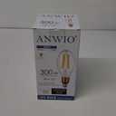 ANWIO LED ED28 Filament High Brightness Bulb, 26W(300W Incandescent Equivalent) Nondimmable 4000K Neutral White Light with E26 Medium Base, 4000Lm Alternative for HID/HPS/Metal Halide Bulb