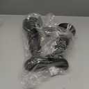 SAMHITA Set of 3 Farmhouse Mango Wood Candle Holders, in Black Finish for Table Centerpiece Candle for Any Room Decor