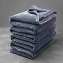 Mellowdy Extra Thick Hearty Plush Flannel Blanket (Cameo Pink, 90x90) - 500GSM King Size Warm Blanket for Winter, Fall | Soft, Fluffy, Cuddly, Perfect for Bed, Oversized Throw for Couch, Sofa (90x90)