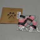 SCENEREAL 6Pcs Anti Slip Dog Socks to Prevent Licking Paws for Hot/Cold Pavement, Dog Grippy Socks for Hardwood Floors, Dog Shoes for Boots & Paw Protectors for Puppy Small Medium Large Senior Dogs (XS(Pack of 4+2), Pink Pearl Paw)