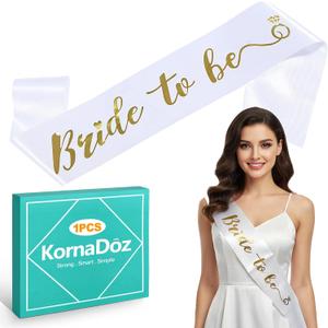 1 Pack Bride to Be Sash – Fun & Stylish Design for Bachelorette Parties & Bridal Showers Perfect Engagement Gift for the Bride and Bridal Party