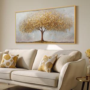 Large Framed Tree of Life Gold Wall Art, Large Canvas Prints Paintings Artwork for Walls, Modern Luxury Golden Big Tree Pictures for Living Room Fireplace Bedroom Kitchen Dining Room Office Wall Decor Large Framed Tree of Life Gold Wall Art, Large Canvas Prints Paintings Artwork for Walls, Modern Luxury Golden Big Tree Pictures for Living Room Fireplace Bedroom Kitchen Dining Room Office Wall Decor