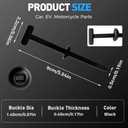 50PCS Nylon Universal Cable Tie Buckle, Heavy Duty Self-Locking Nylon Zip Holder for Daily Repair, Multifunctional UV-Resistant Fasteners for Car Fender Trunk Repair, Wire Bundling, Garage Use (50)