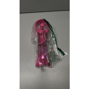 O2COOL Elite Battery Powered Handheld Water Misting Fans (Raspberry) (1 Pack)