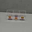 Acrylic Magnetic Pencil Holder Classroom Dry Erase Marker Holder, Three