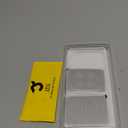 JZG 2 Pack Tempered Glass Screen Protector for Motorola Edge 2025, 2 Pack Lens Protector, 9H Hardness Bubble Free, Scratch Resistant, Bubble Free (Transparent)