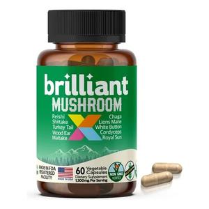Brilliant Mushroom Supplement X - 10 Mushrooms For EXP: 12/2028