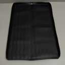 URMONA 16'' x 10'' Waterproof Silicone Under Sink Mat Cabinet and Counter Protector, Shelf Liner for Kitchen and Bathroom, Storage and Organizers, Litter Mat, Pet Cat Puppy Essentials(Black)