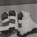 COOVAN 10 Pairs Mens Ankle Socks Men 10 Pack Low Cut Comfort Cushion Casual Socks (Small-Medium)