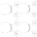 Amosfun Christmas Headband 6pcs Christmas Decorative Headband Adorable Hair Bands Cute Snowflake Hair Hoops Snowflake Headdress Birthday Favors Halloween Costumes